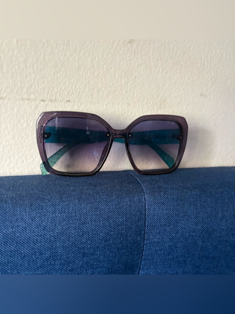 Oversized Purple Gradient Women's Sunglasses